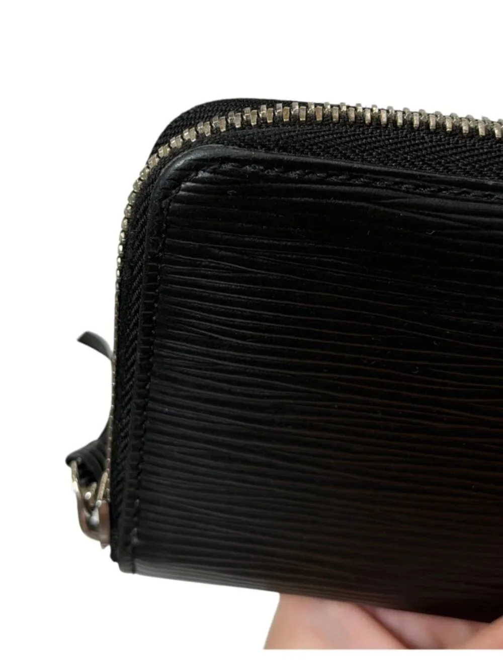 Louis Vuitton 2015 France Black Epi Leather Zippy Wallet